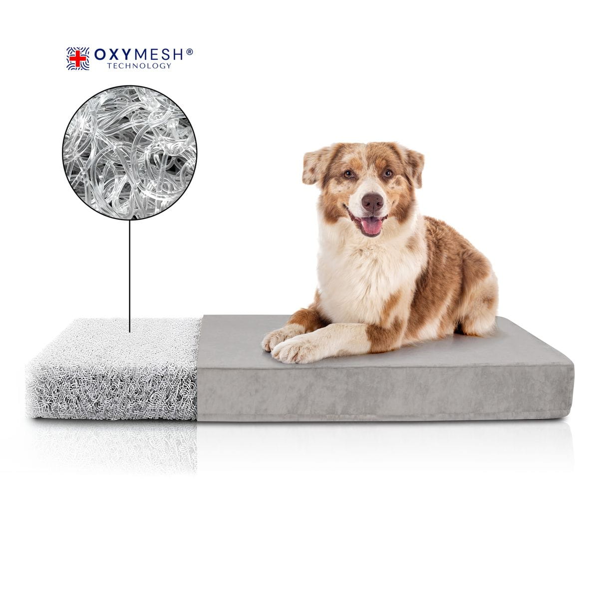 Przekrój materaca OTOMAN – struktura Oxymesh®