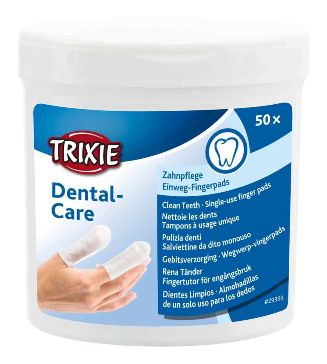 Dental Care czyste zęby - nakładki na palce, 50 szt
