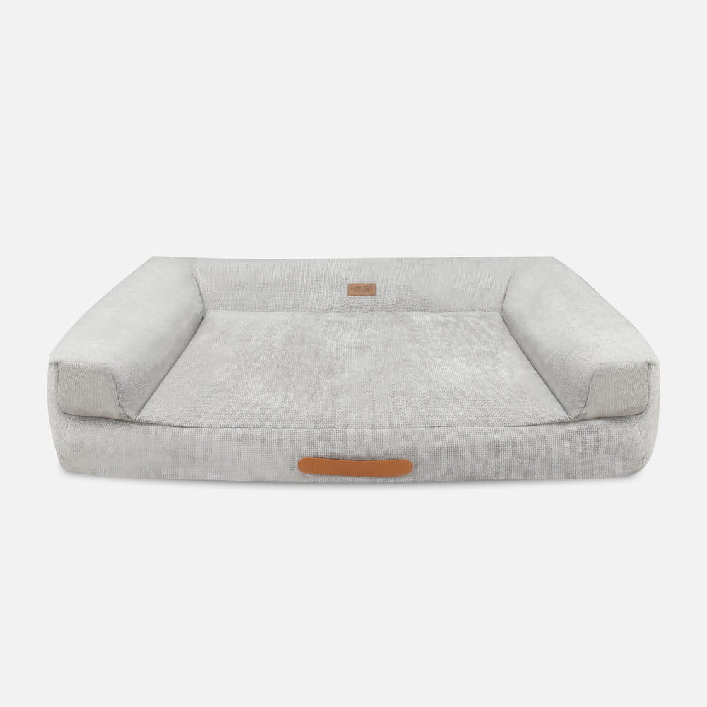 Legowisko-sofa Carinio LOUNGE mist L z wysokimi bokami