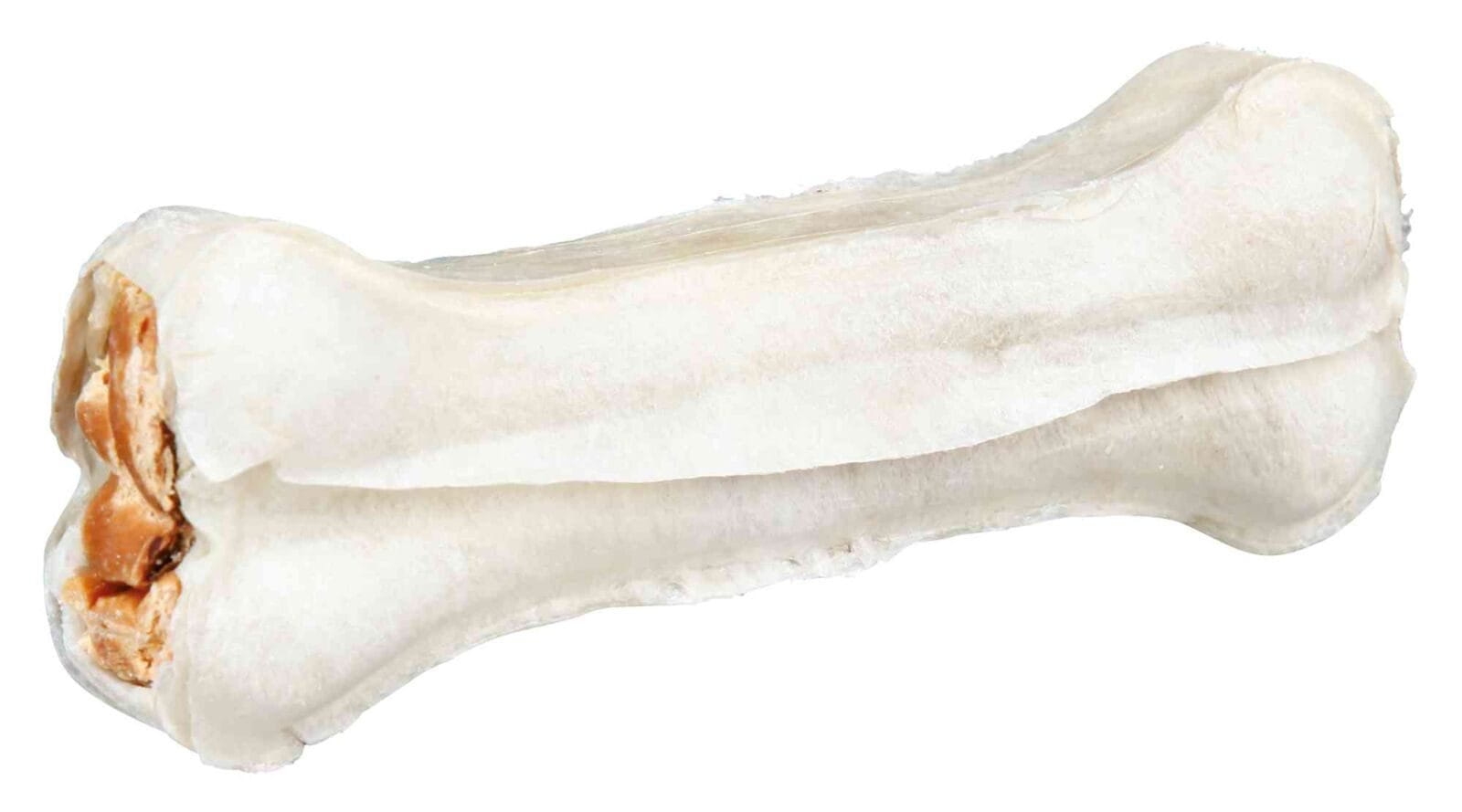 Denta Fun kość biała z nadzieniem z kaczki, 10 cm, 2 szt/70 g