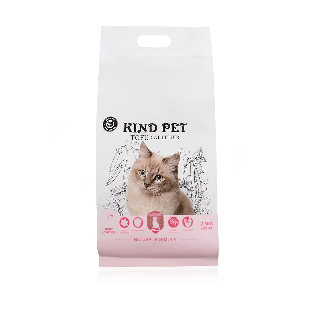Worek żwirku tofu Kind Pet Baby Powder 2,5 kg