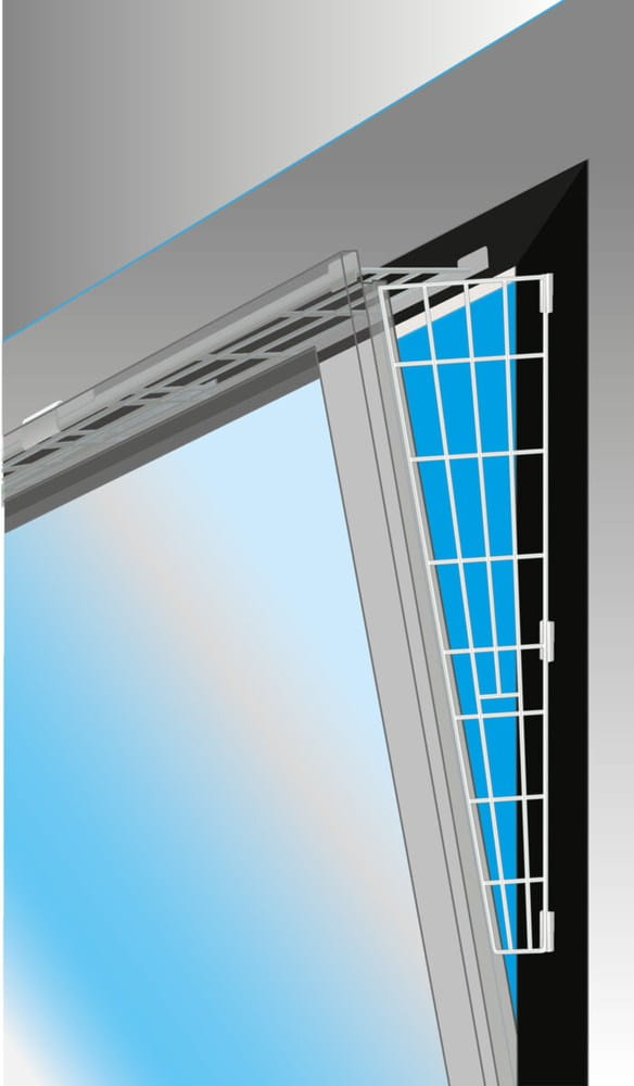 Krata zabezpieczajaca do okna, panel boczny, 62 × 16/7 cm