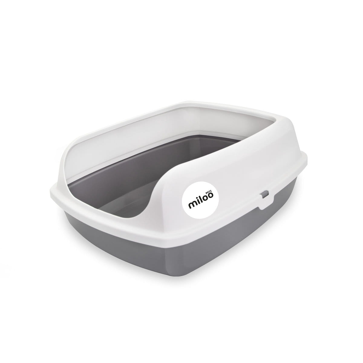 Kuweta z łopatką GRAY BAY - white/gray (S)