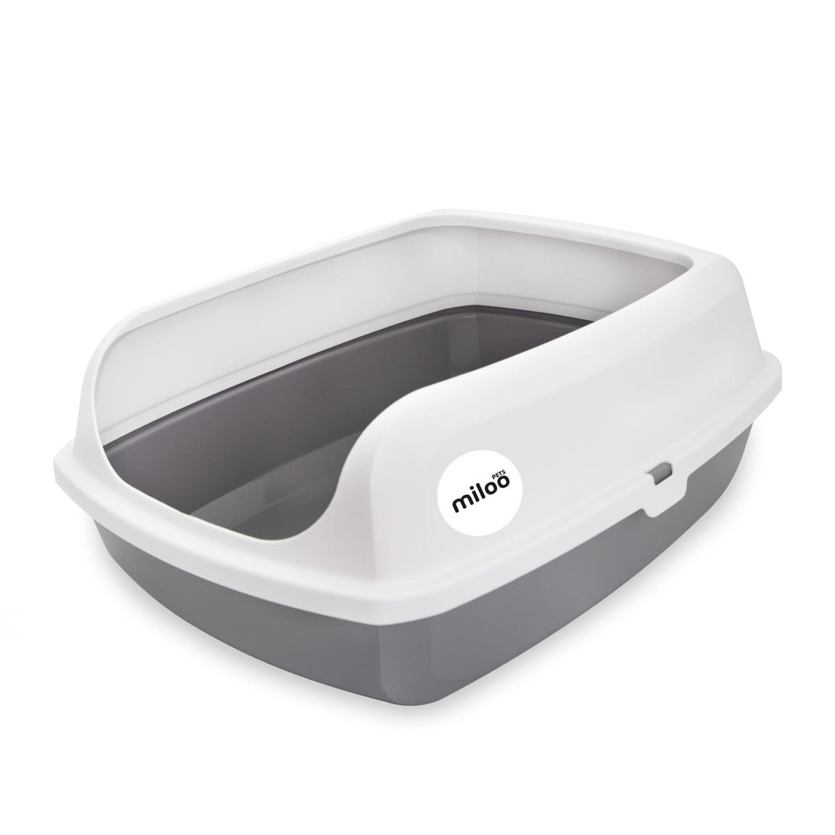 Kuweta z łopatką GRAY BAY - white/gray (L)