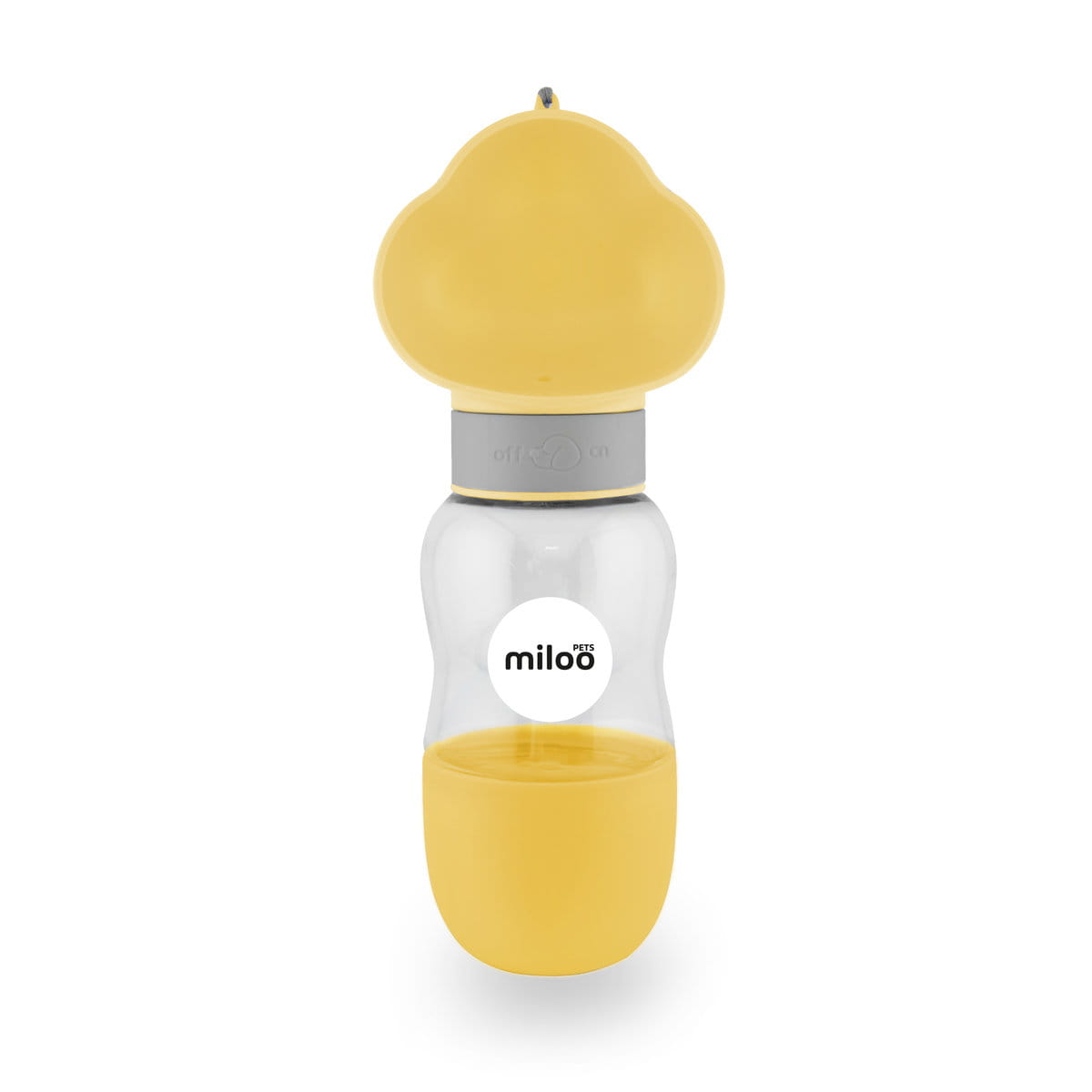 Butelka PawDuo (350 + 180 ml) - yellow