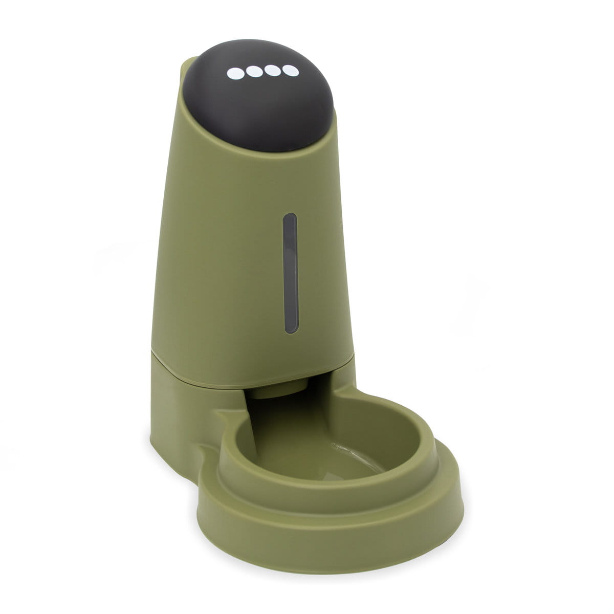 Dozownik karmy MilooPets PetPortion 3,2 l green z matowego tworzywa