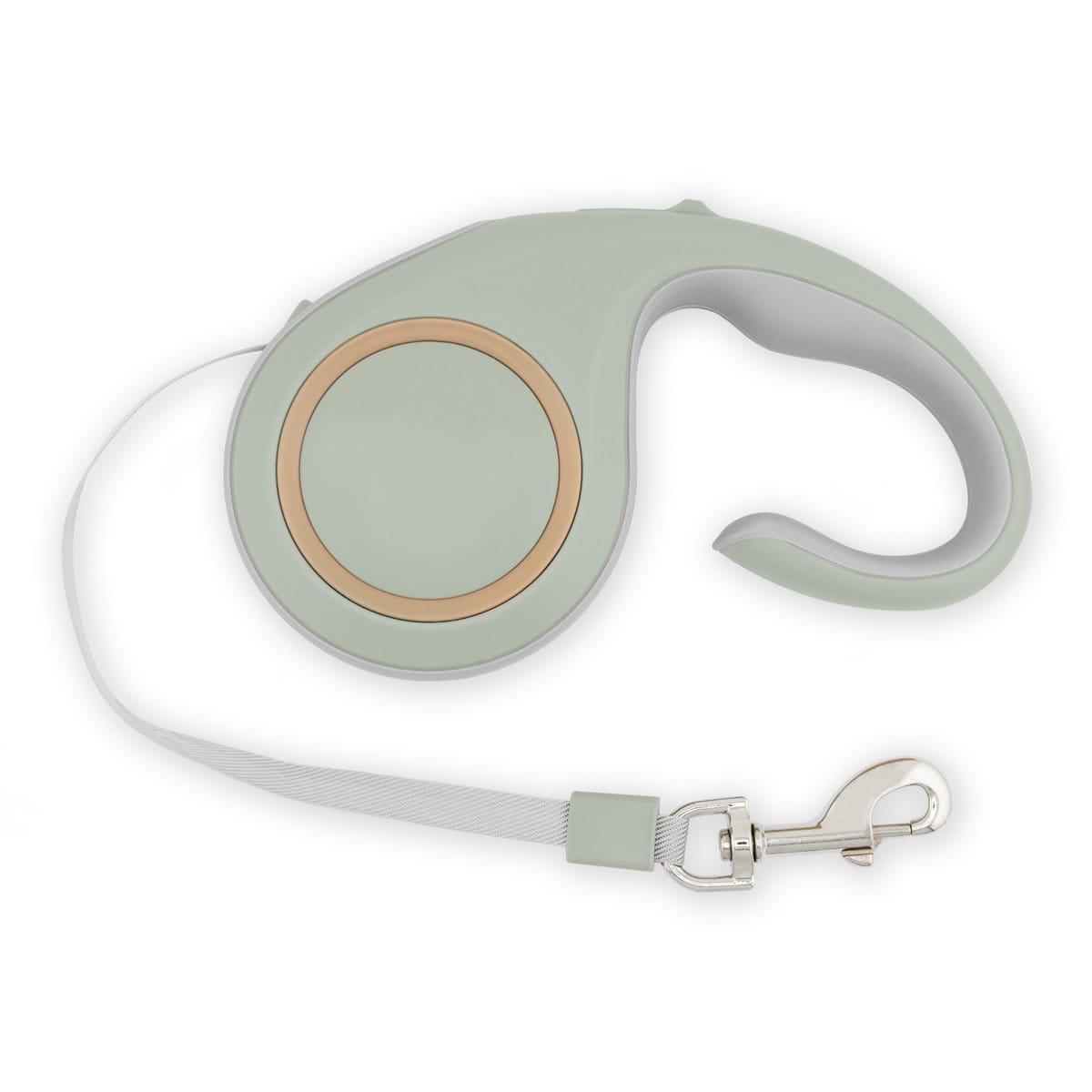 Smycz automatyczna Soft Control 5m - gray — zdjęcie 1