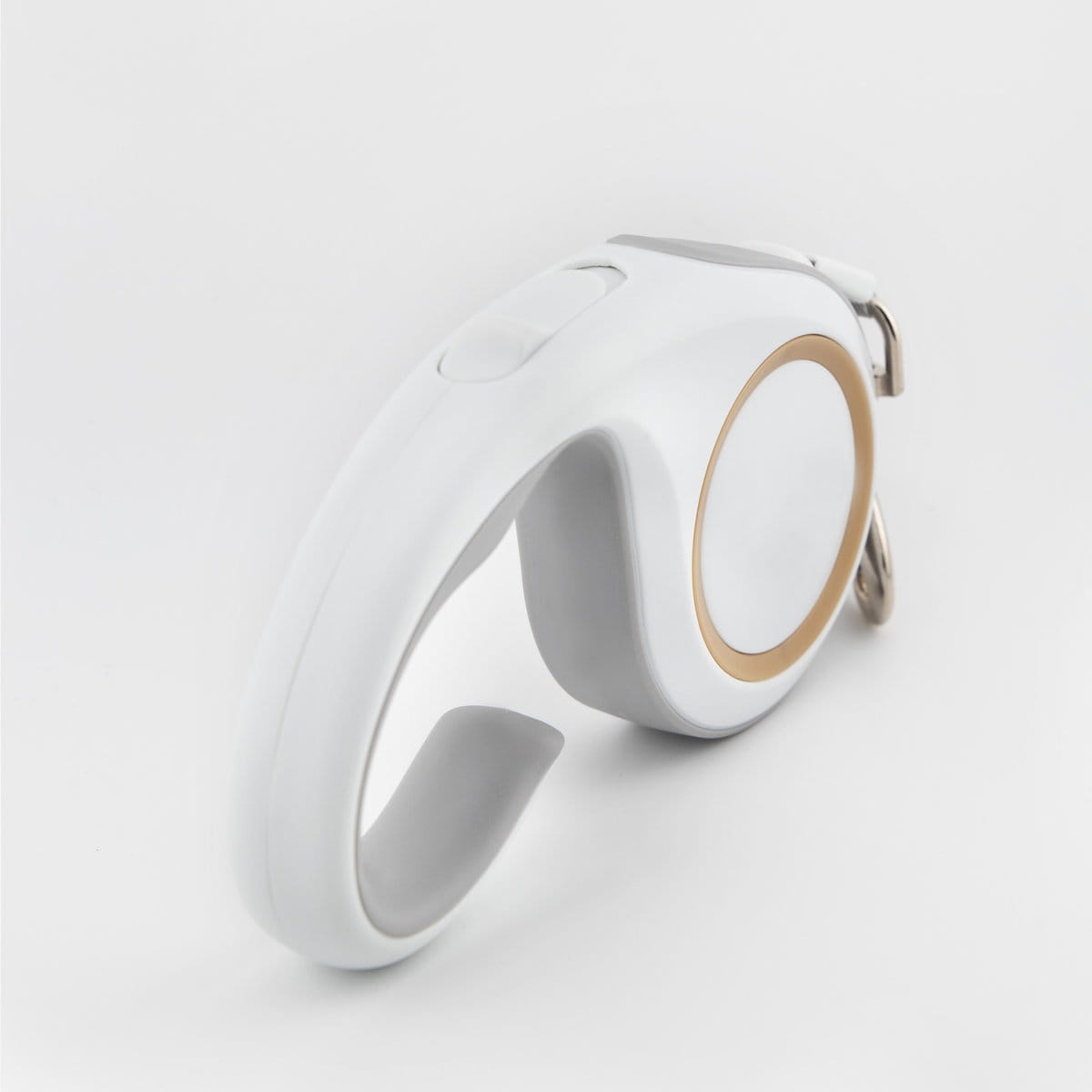 Smycz automatyczna Soft Control 5m - white — zdjęcie 2