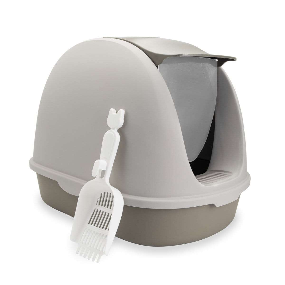 Kuweta z filtrem dla kota Carinio CAPSULE kawowa XL