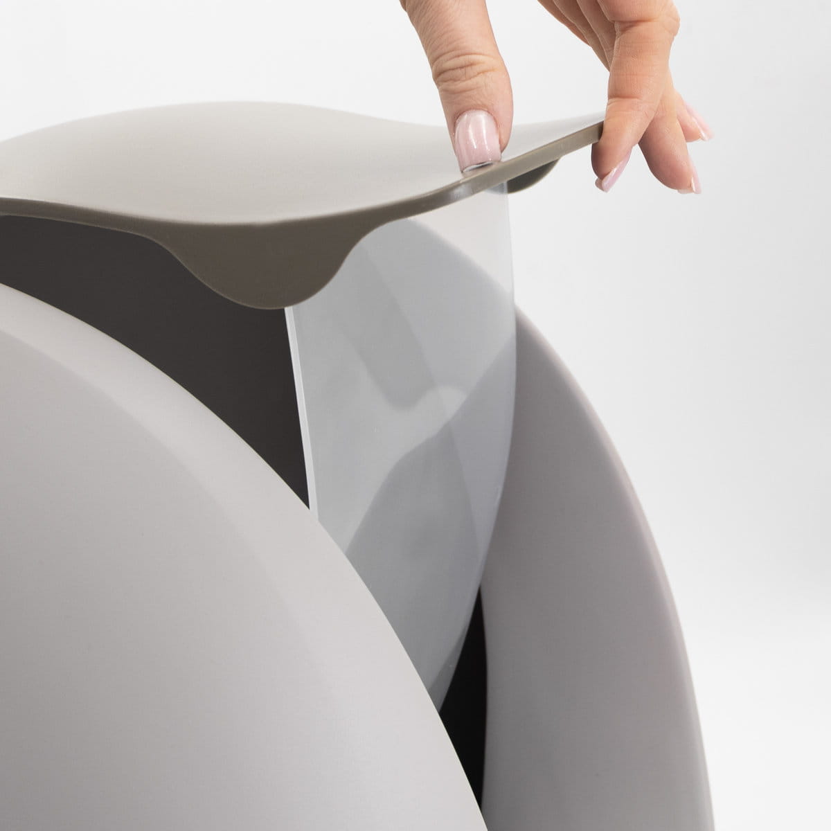 Kuweta Carinio CAPSULE kawowa – zdejmowana górna część, filtr i łopatka w zestawie