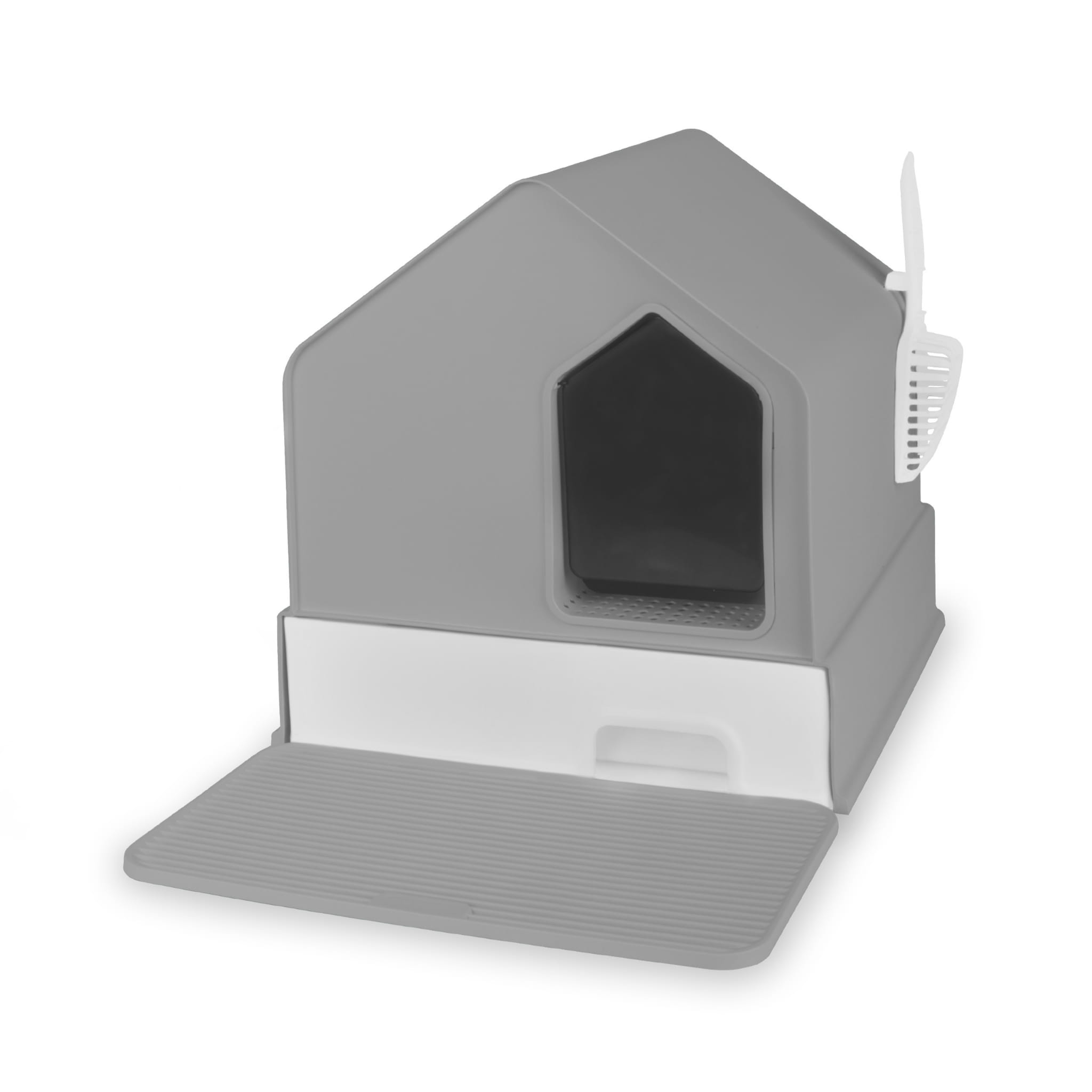 Kuweta zamknięta Carinio HOUSE Gentleman gray