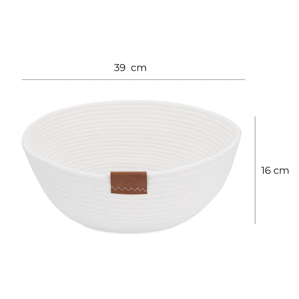 Wymiary legowiska BOWL L: średnica 39 cm, wysokość 16 cm