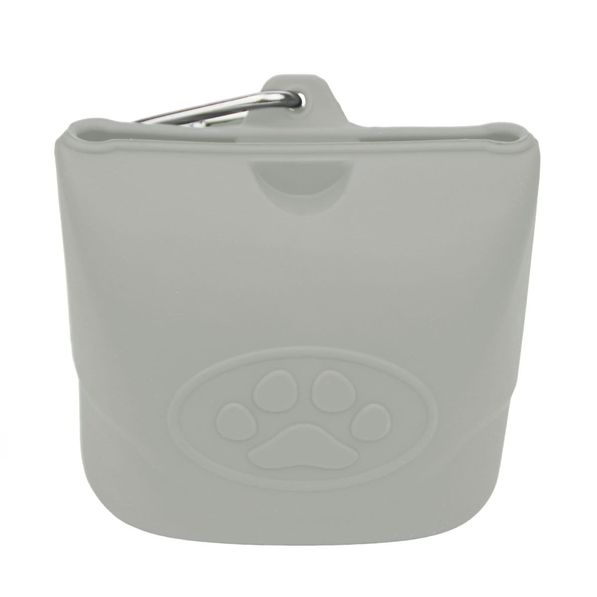 Silikonowe etui na przysmaki treserki szary