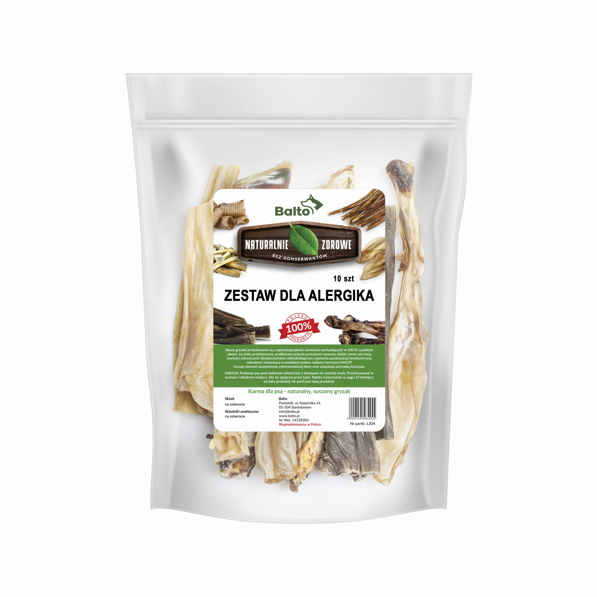 Zestaw dla alergika (opak. 10 szt.) Balto