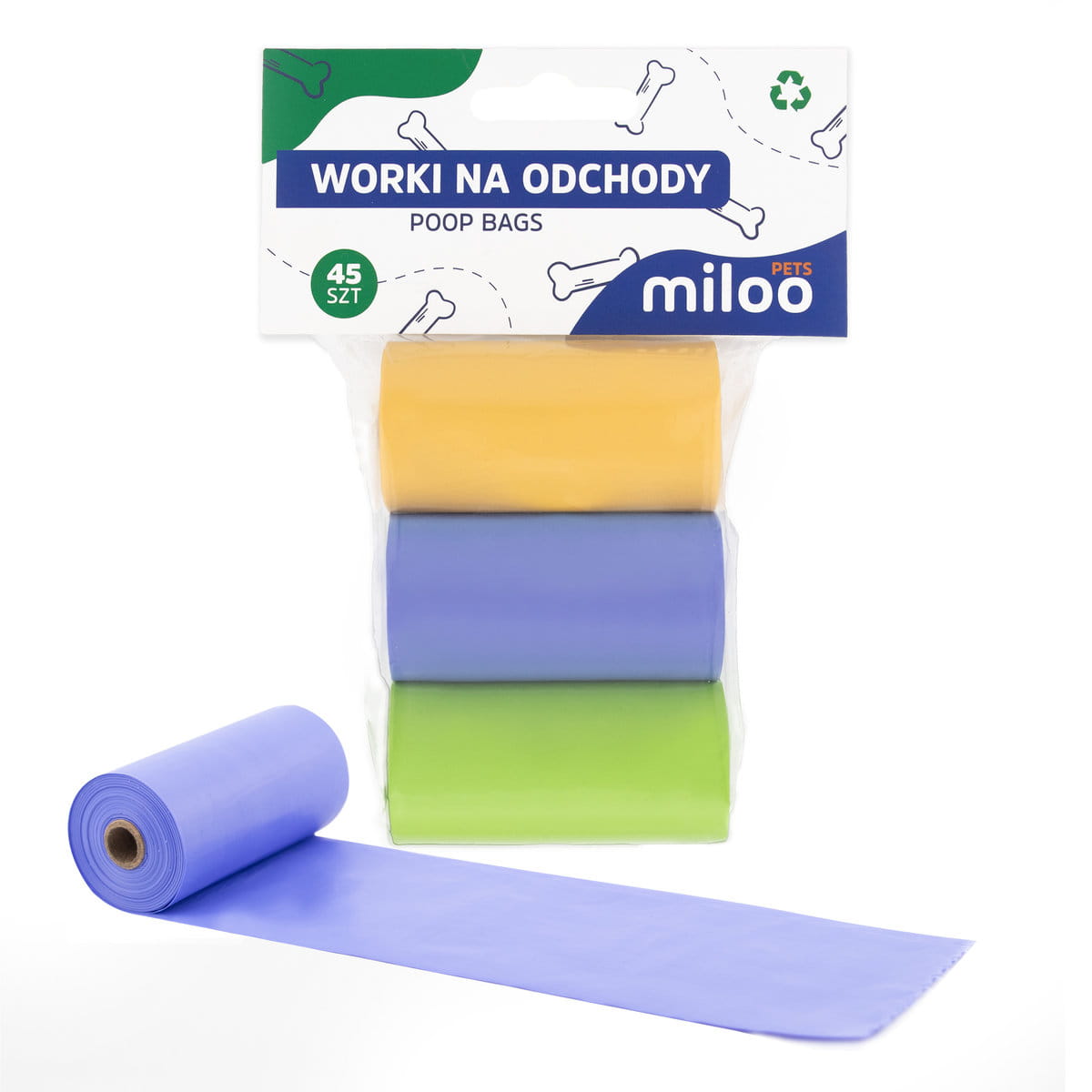 Worki na odchody Miloo Pets 45 szt.