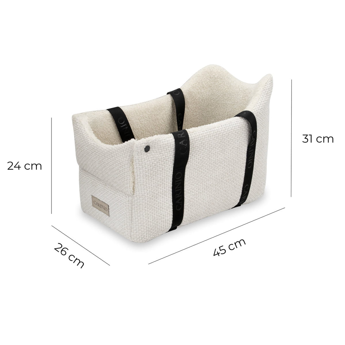 Wymiary torby CRUISE: 45 × 26 × 31 cm