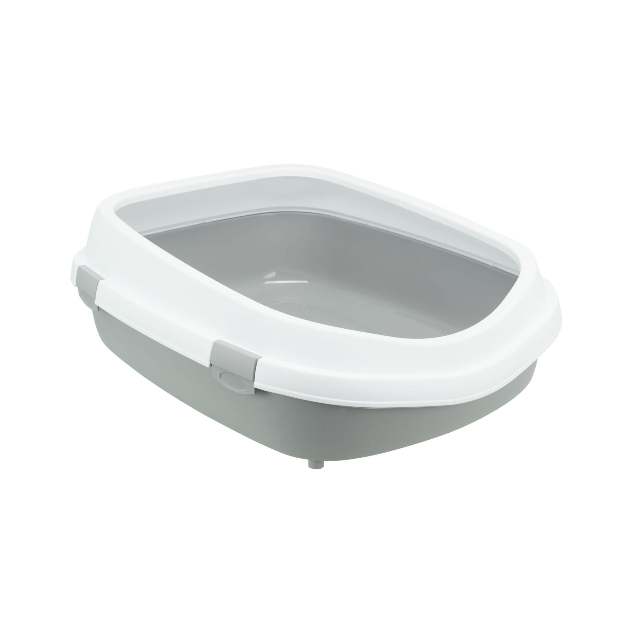 Primo XXL, kuweta, biały/szary, 56 × 25 × 71 cm, z ramką