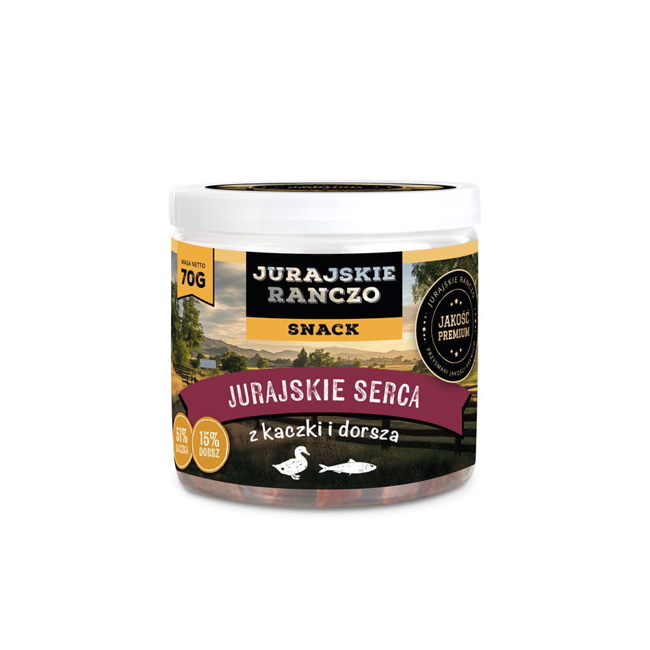 Treserki serca z kaczki i dorsza Jurajskie Ranczo – zdjęcie 1