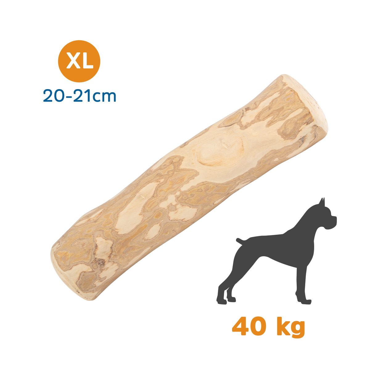 Gryzak - kość z drewna kawowego (XL) - Miloo Pets