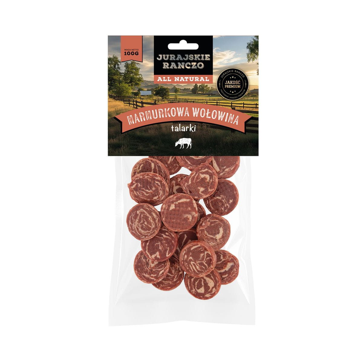 Marmurkowa wołowina talarki Jurajskie Ranczo - 100 g