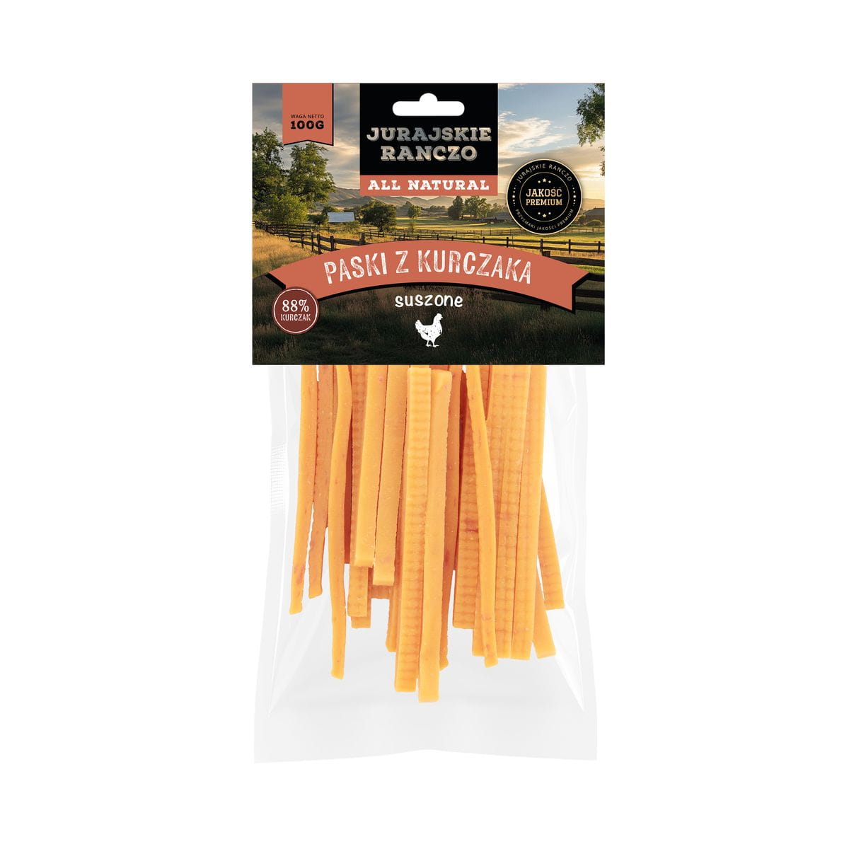 Paski kurczaka suszone Jurajskie Ranczo - 100 g
