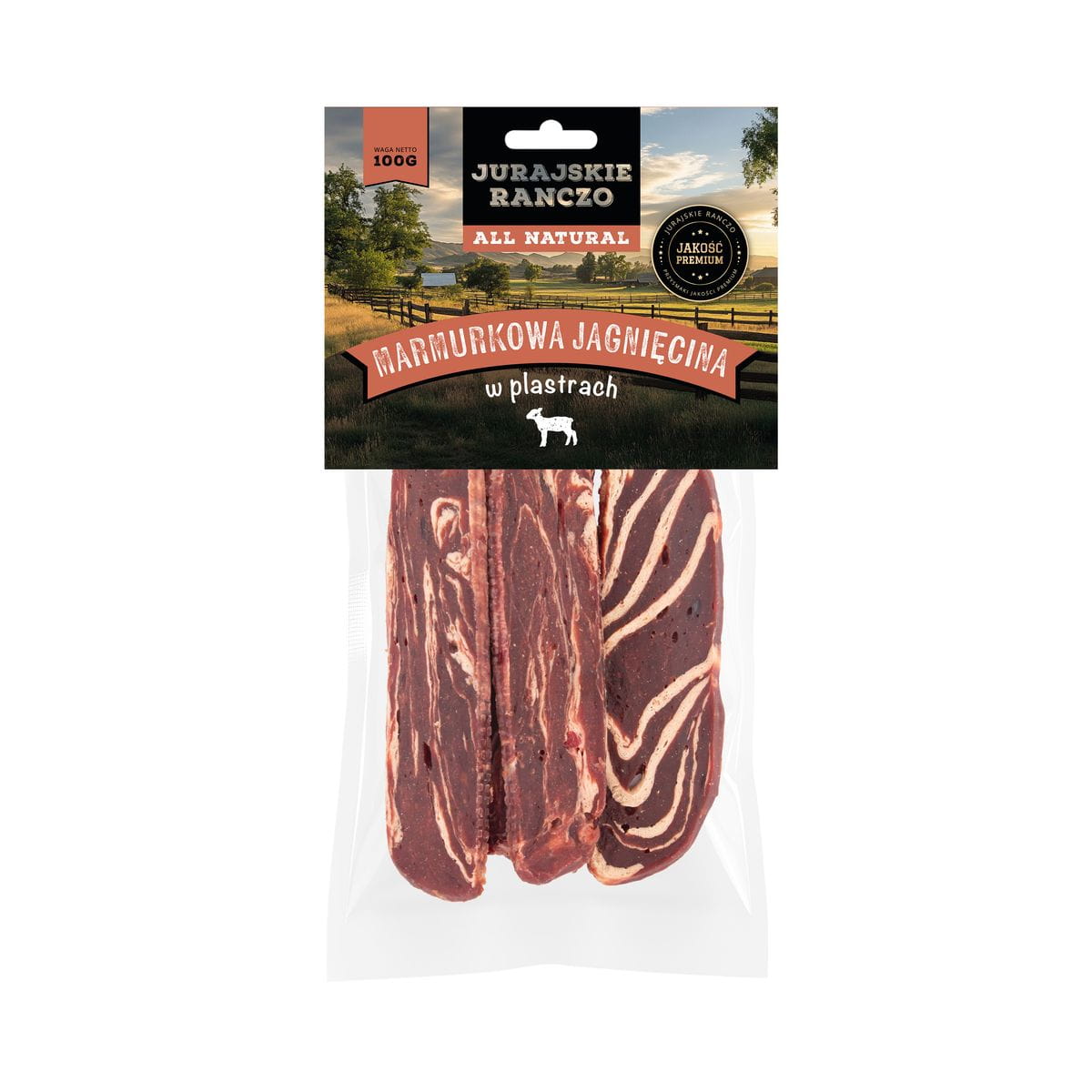 Marmurkowa jagnięcina w plastrach Jurajskie Ranczo - 100 g