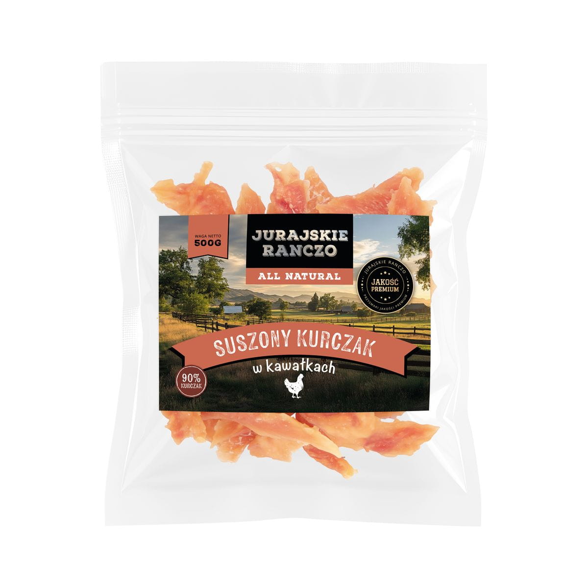 Suszony kurczak w kawałkach Jurajskie Ranczo - 500g