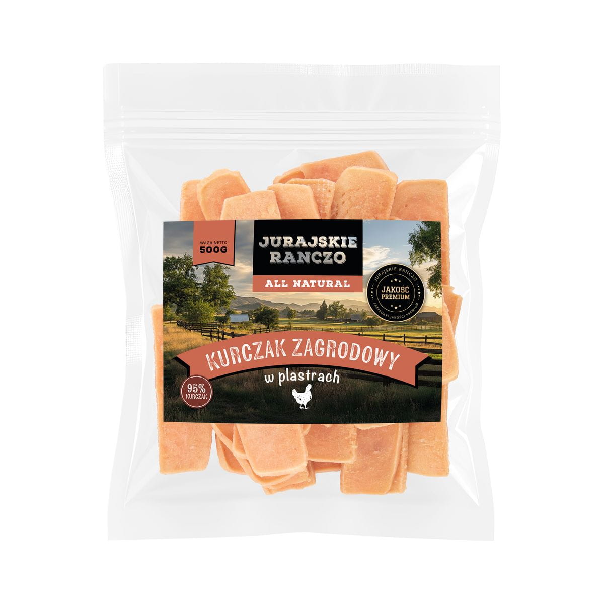Kurczak zagrodowy w plastrach Jurajskie Ranczo - 500g