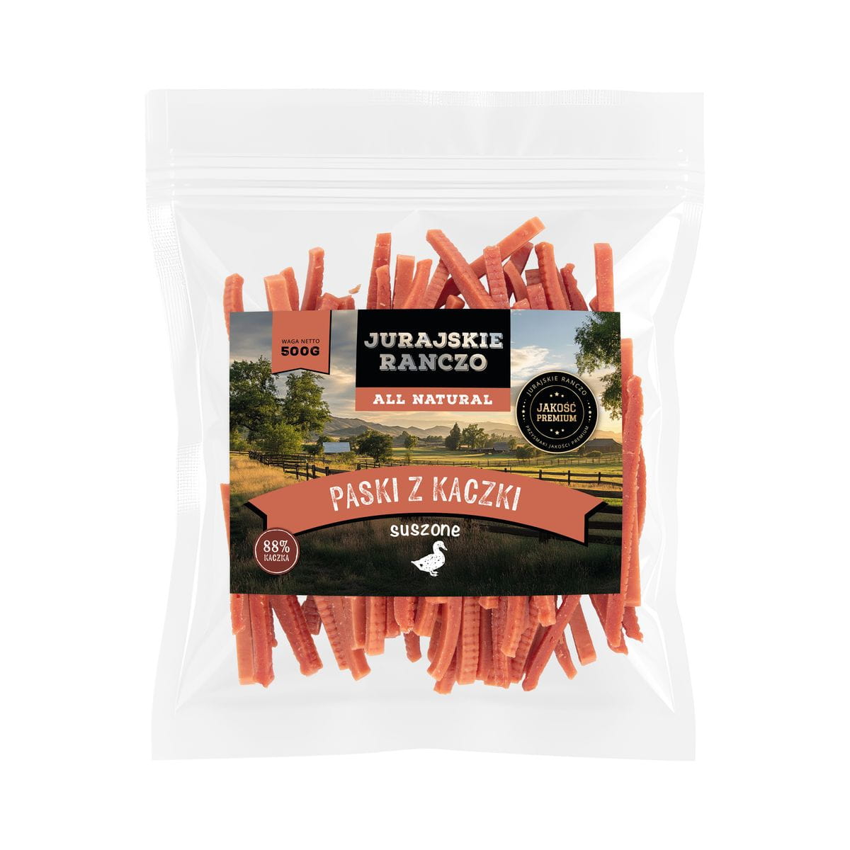 Paski kaczki suszone Jurajskie Ranczo - 500g