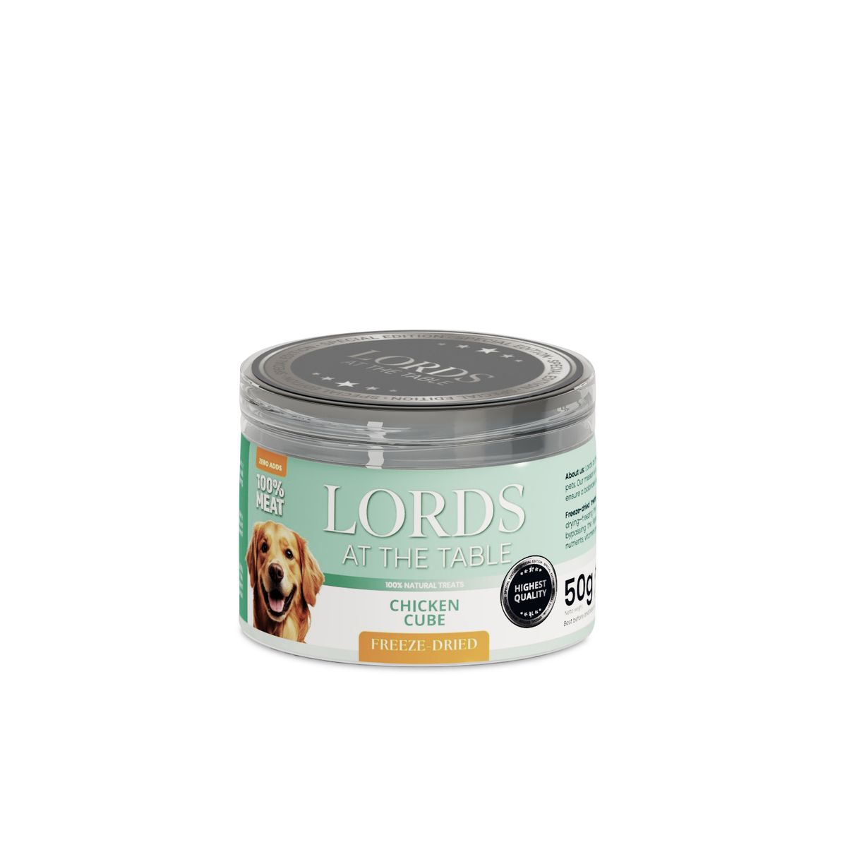 Liofilizowana kostka z wątróbki z kurczaka LORDS - 60g