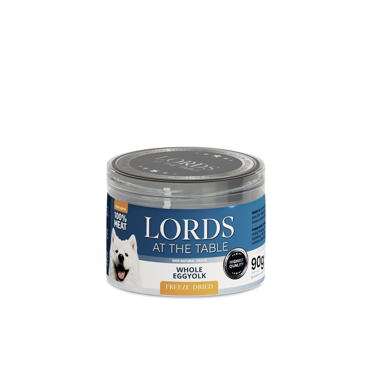 Liofilizowane całe żółtko jaja LORDS - 90g