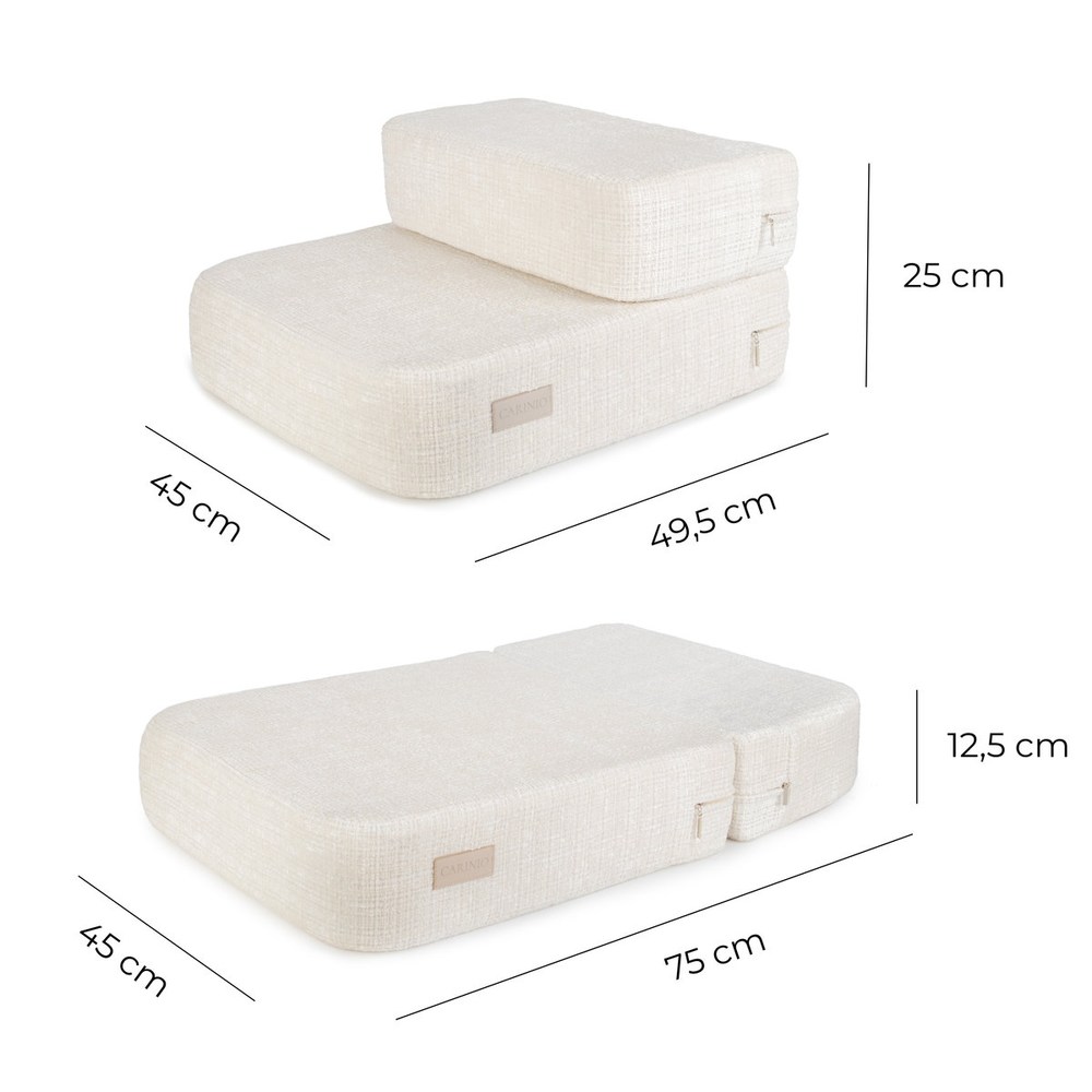 Schodki / legowisko dla zwierząt Carinio MARCHE cream – zdjęcie 2