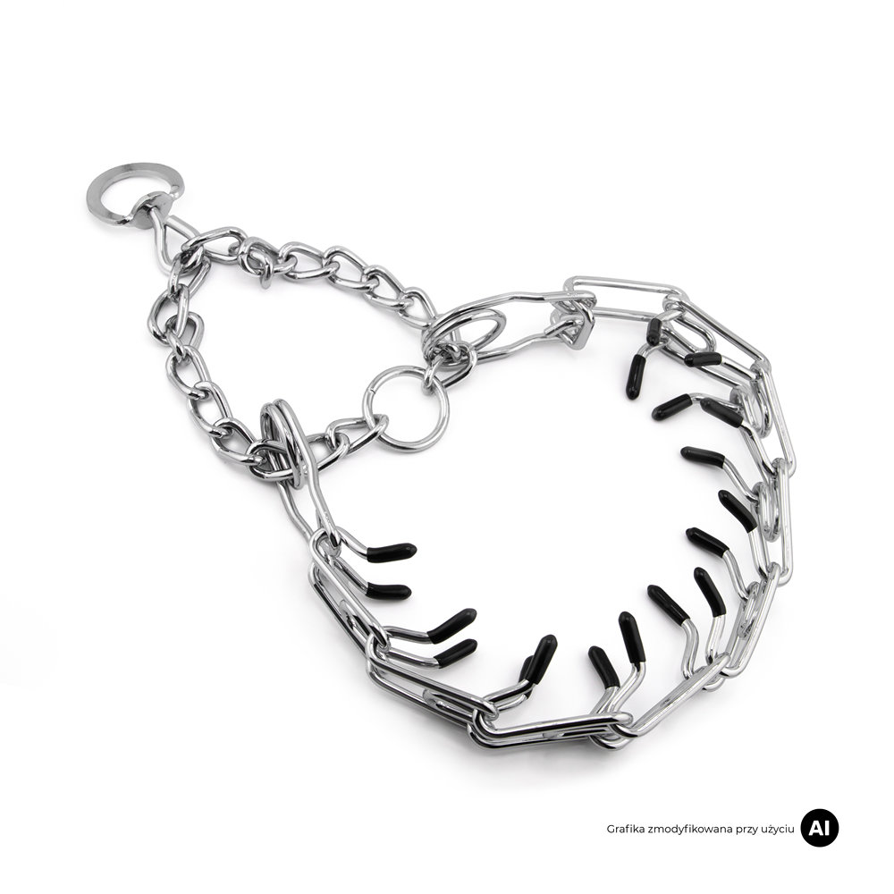 Kolczatka dla psa z zabezpieczeniem 4mm MilooPets - 60 cm