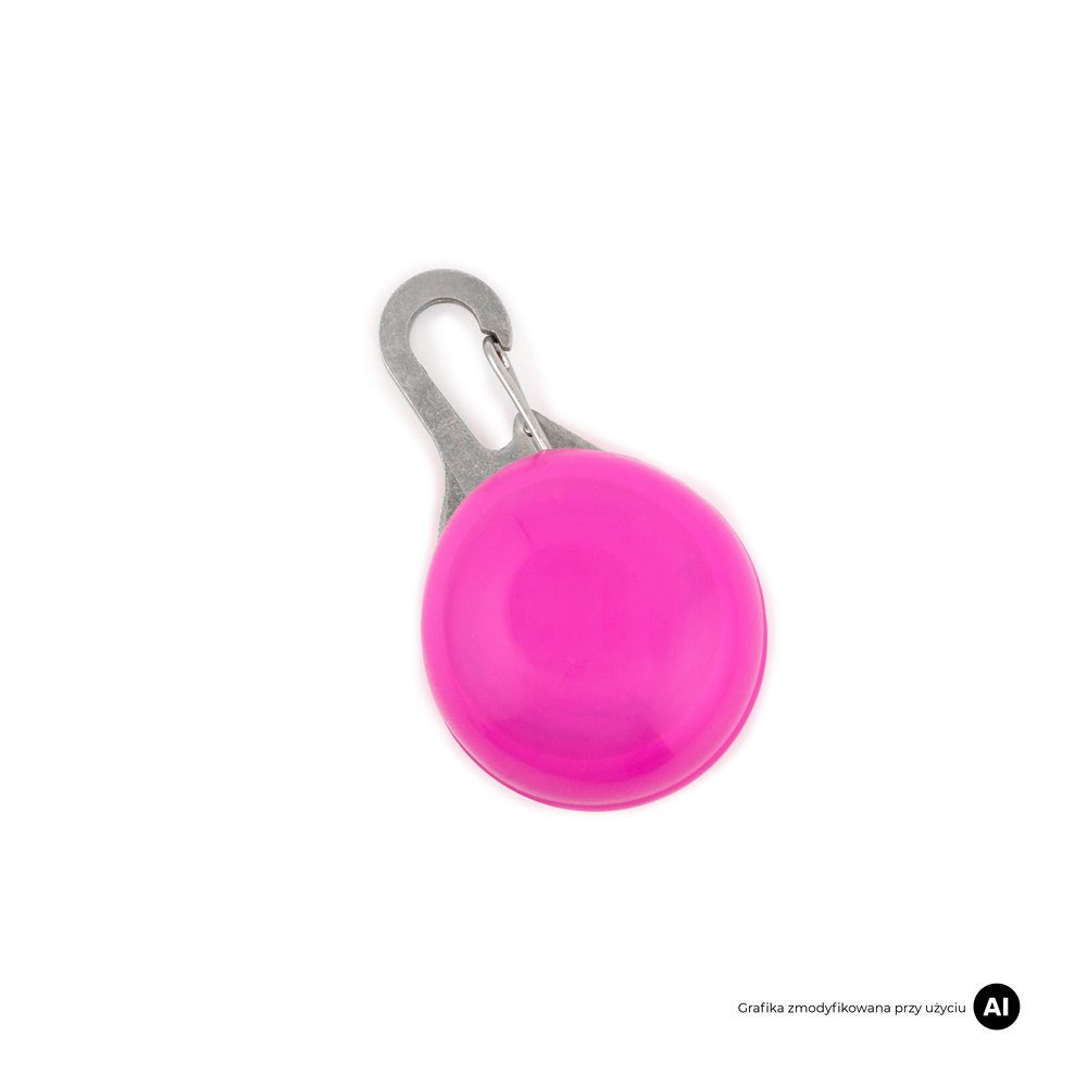 Świecąca lampka LED do obroży dla psa MilooPets - różowa — zdjęcie 2
