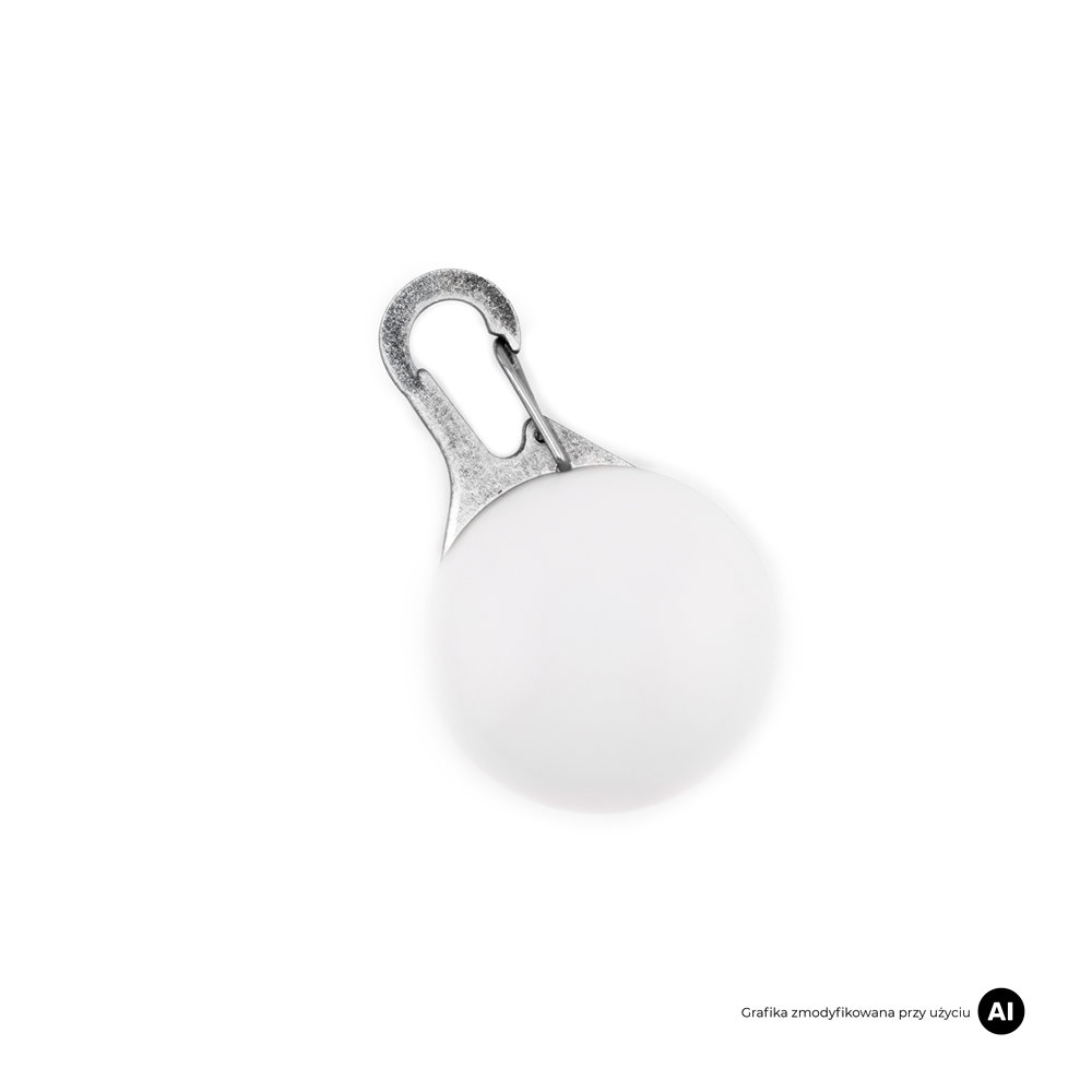 Świecąca lampka LED do obroży dla psa MilooPets - biała — zdjęcie 2