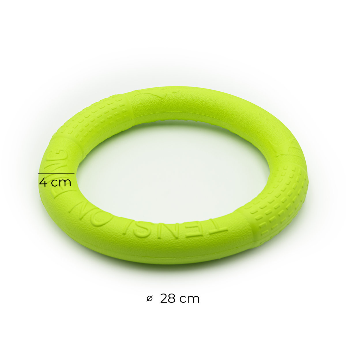 Ring pływający do rzucania dla psa MilooPets - XL zielony — zdjęcie 5